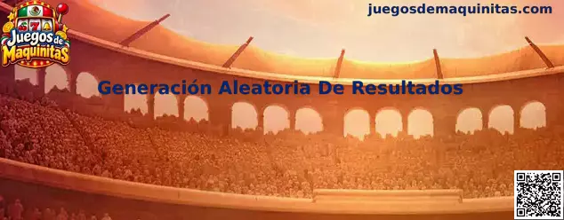 Representación visual de un sistema de generación aleatoria de resultados en juegos de maquinitas