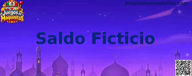 Representación de saldo ficticio utilizado en una demostración de Juegos de Maquinitas