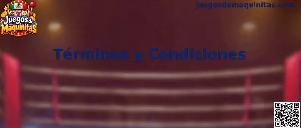 Términos y condiciones de Juegos de Maquinitas